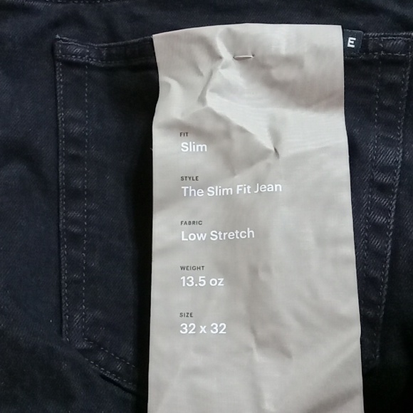 EVERLANE MEN'S Jeans DENIM Pants New SLIGHTLY FADED BLACK 32 x 32 ORGANIC COTTON - Picture 8 of 10